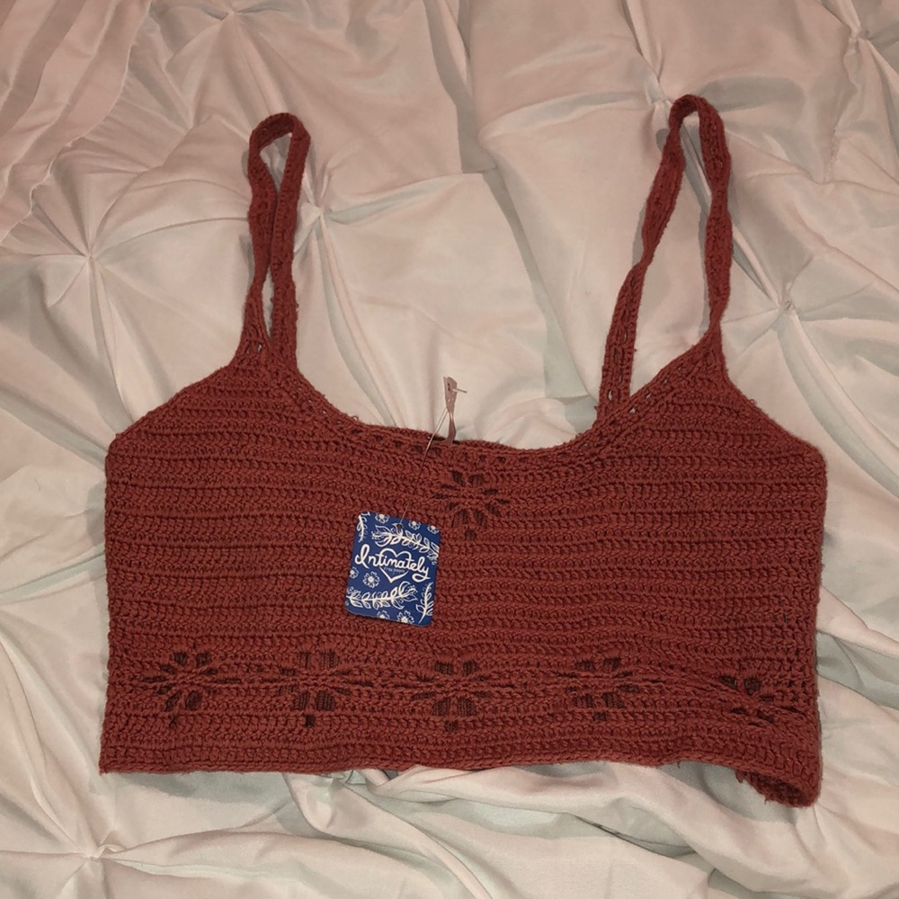 Free people knit crop top